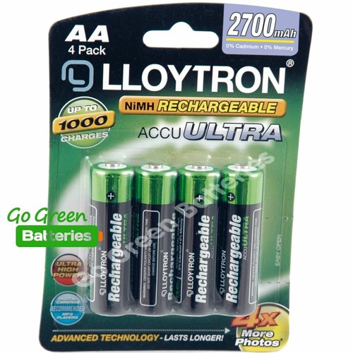 Rechargeable batteries - aa,