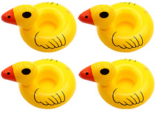 4x Inflatable Duck Drink