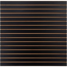 Uimoso Slatwall Panels Garage Organizer 2' H x 4' W Black Set of 2