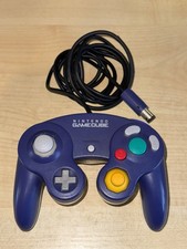 Official Nintendo Gamecube Controller Purple/Indigo/Clear Tested & Working