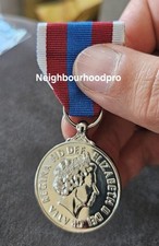 Queens Platinum Jubilee Medal Full Size Replica Medal On suspension Ring.