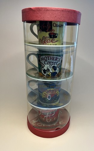 Retro coffee brand - coffee, cup
