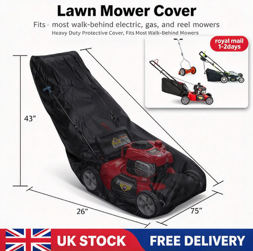 Large waterproof ride lawn - ride, on