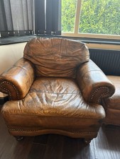 Real Leather Sofa Set