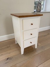 Bedside Drawers Table White