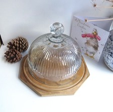 Vintage French glass cheese