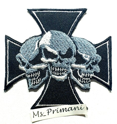 Skull cross rider - rider, biker