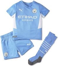 Manchester City  Football Kit Home Shirt Shorts & Socks kit Kids 1-5 Years Puma
