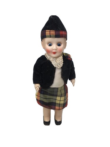Vintage scottish kilt dressed - scottish,