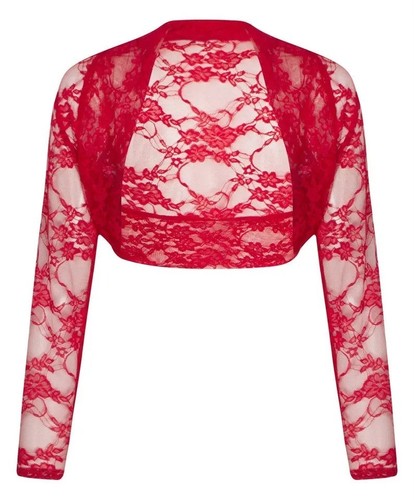Women lace floral shrug bolero - lace,