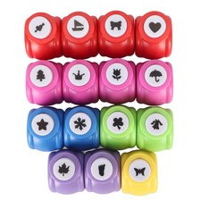 15pcs Shape Paper Punch Set