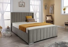 Home stuff wing panel storage bed King size  RRP £355