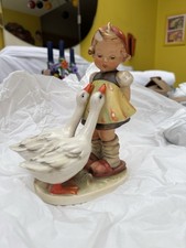 Goebel Hummel RARE #47/2 “Goose Girl” TMK 2 1940-1959 Vintage 7 1/2 in.