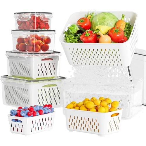 Refrigerator food storage - food,