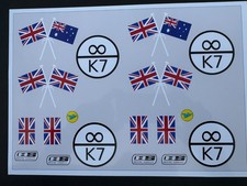 Bluebird k7 decals 1/8