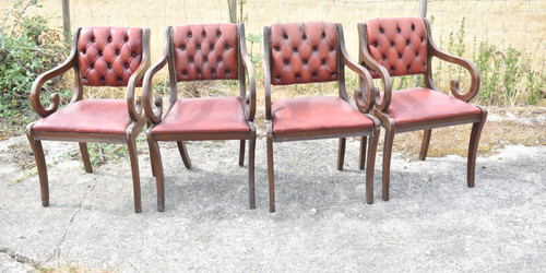 Vintage oxblood leather - vintage,
