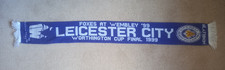 Leicester City  FC 1999 Worthington Cup Final Wembley scarf excellent condition