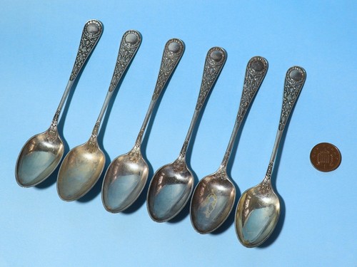 Set antique silver plated - set,