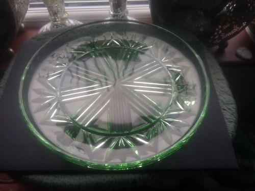 Vintage sowerby green glass - sowerby,
