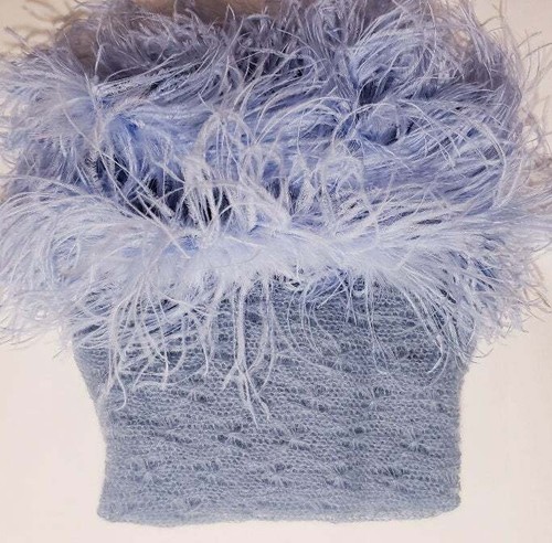 Mohair lace shawl - mohair, with