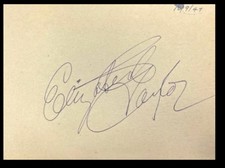 Elizabeth Taylor 1947 Signed