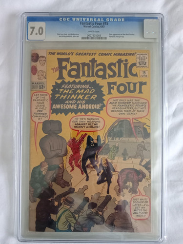 Fantastic four cents cgc - fantastic,