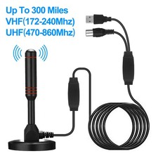 300 Miles Upgraded TV Antenna