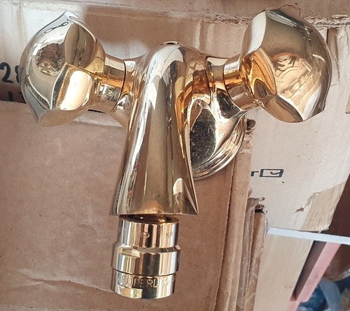 Art deco bidet tap - deco, gold