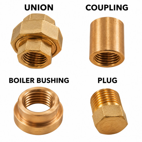 Brass pipe fittings - brass,