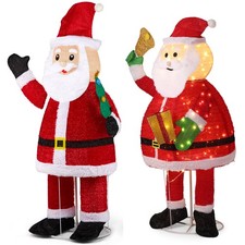 6FT Christmas Santa LED Decoration Light Up Ornament Indoor Outdoor Xmas Decor🎄
