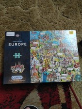 Gibsons Exploring Europe 1000 Piece Jigsaw Puzzle