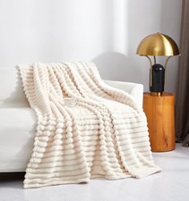 Rabbit Fur Throw Soft Mink