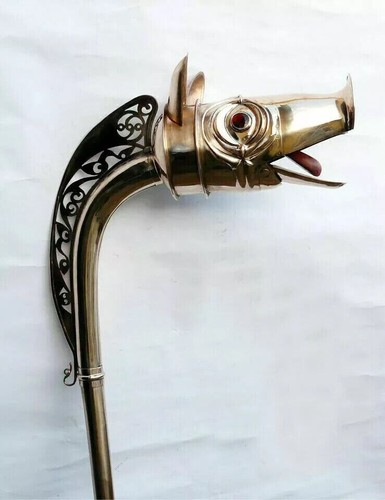 Antique carnyx trumpet - carnyx, celtic