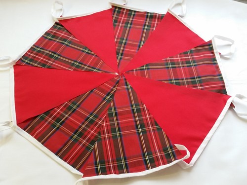 Fabric bunting wedding vintage - fabric,