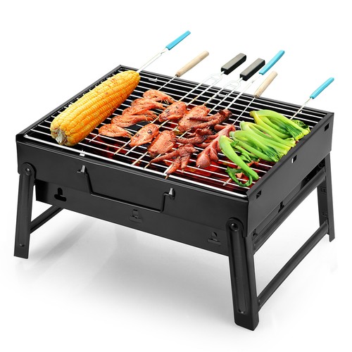 Folding bbq charcoal barbecue - bbq,