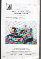 1959 NIAE Test Report for the