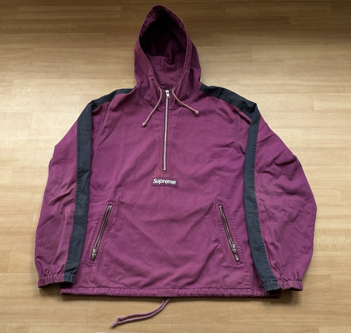 Supreme twill anorak - supreme, magenta