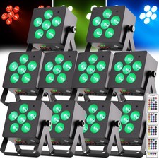 10PCS 80W RGBWA+UV Par Light