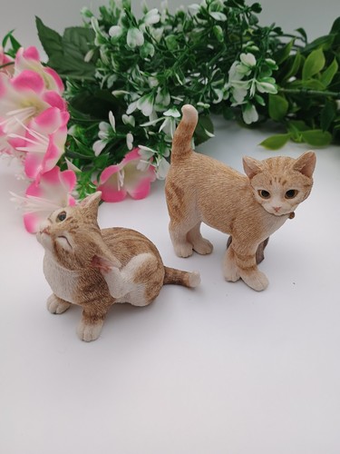 Vintage ginger tabby cats - , x2
