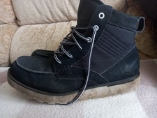 MENS VINTAGE BLACK SUEDE NIKE ACG BOOTS SIZE UK 8