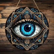 Bohemian Evil Eye Wooden Wall
