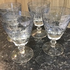 4x Brandy Glasses