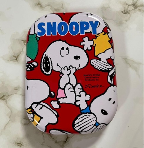 Snoopy candy tin - ,, showa