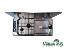 CAN F1401 Motorhome Hob & Sink, with Tap, 190mm Smaller than Dometic 9222