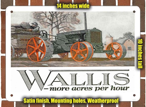 Metal sign 1920 wallis - 1920,