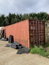 40 Foot Shipping Container High Cube - Red