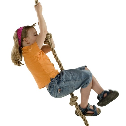 Kids climbing rope - kids,