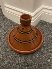 Moroccan Tagine Cooking Pot Stoneware, Striped Tajine 1