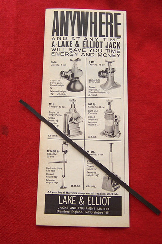 Lake elliot car jack 1964 - lake,