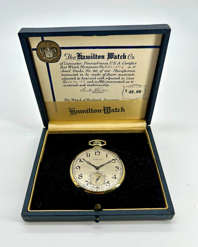 Hamilton 912 pocket watch box - pocket,